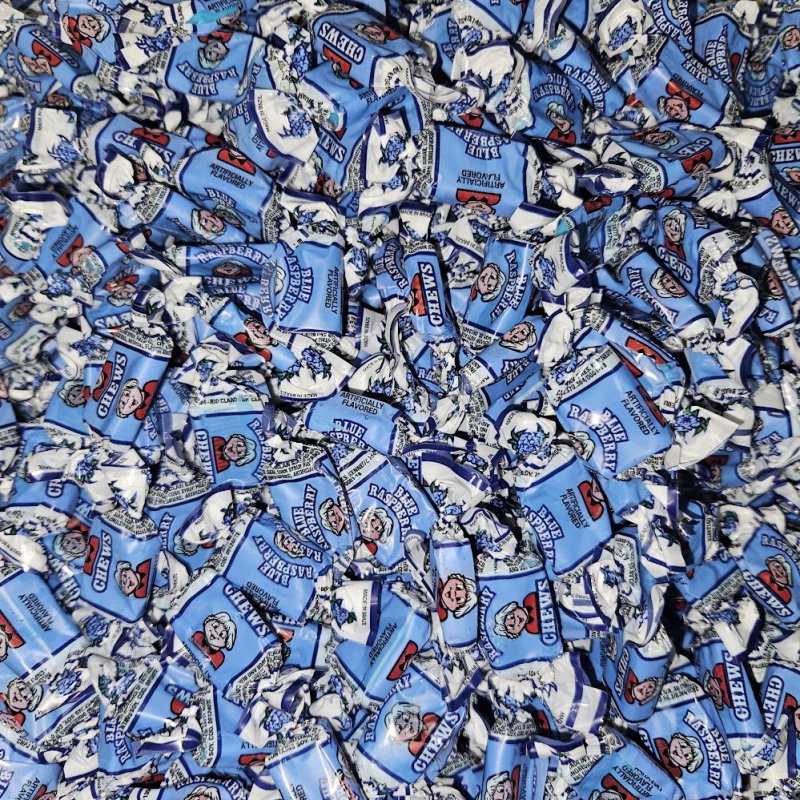 Albert's Fruit Chews Blue Raspberry - Candy Barrel Myrtle Beach