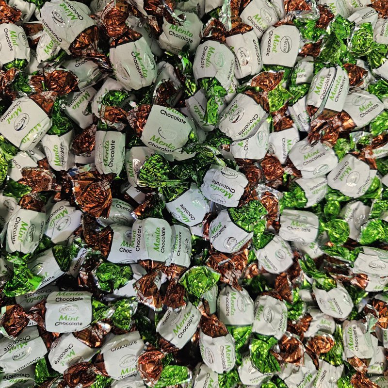 Chocolate Filled Mints - Candy Barrel Myrtle Beach