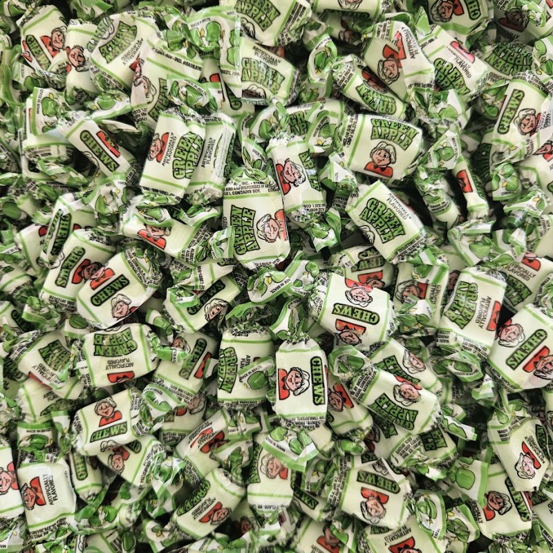 Albert's Fruit Chews Green Apple - Candy Barrel Myrtle Beach
