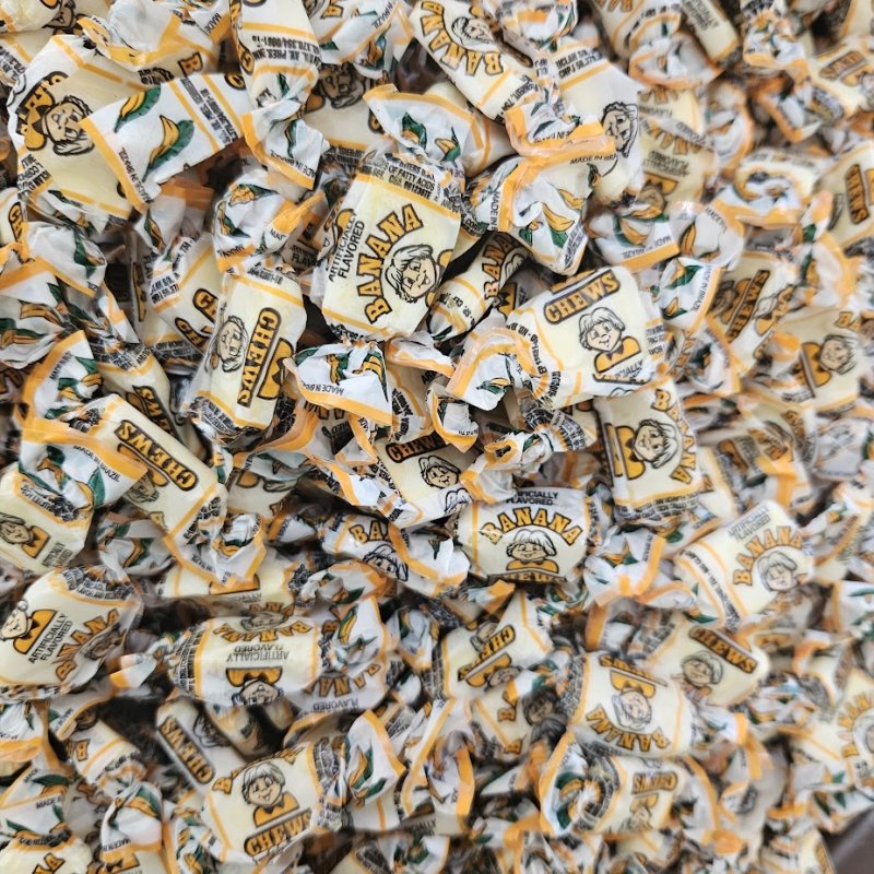 Albert's Fruit Chews Banana - Candy Barrel Myrtle Beach