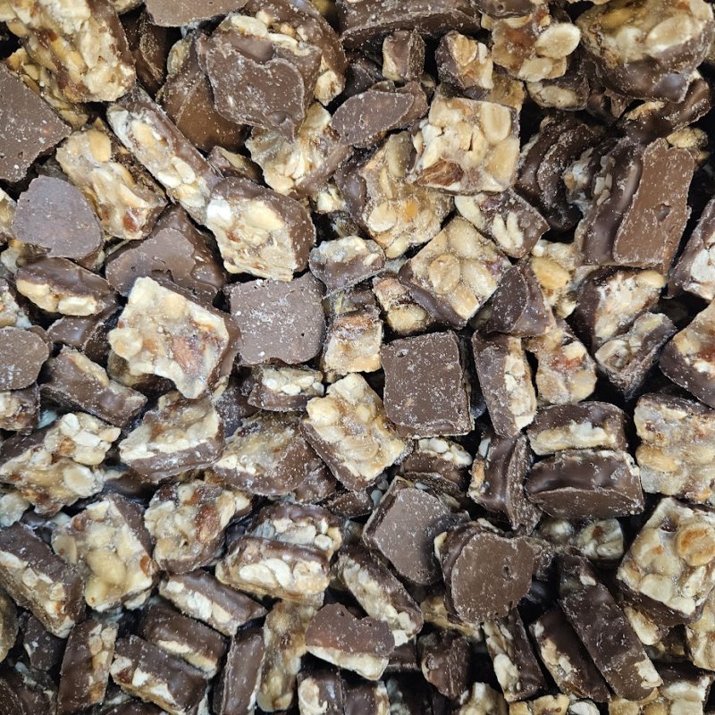 Half Dipped Peanut Squares - Candy Barrel Myrtle Beach