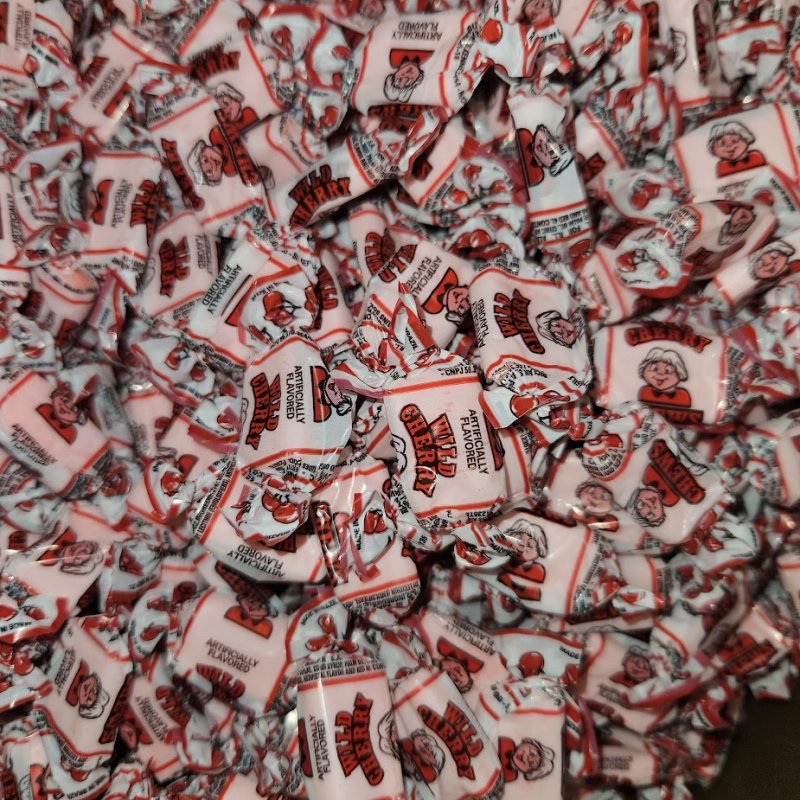 Albert's Fruit Chews Wild Cherry - Candy Barrel Myrtle Beach