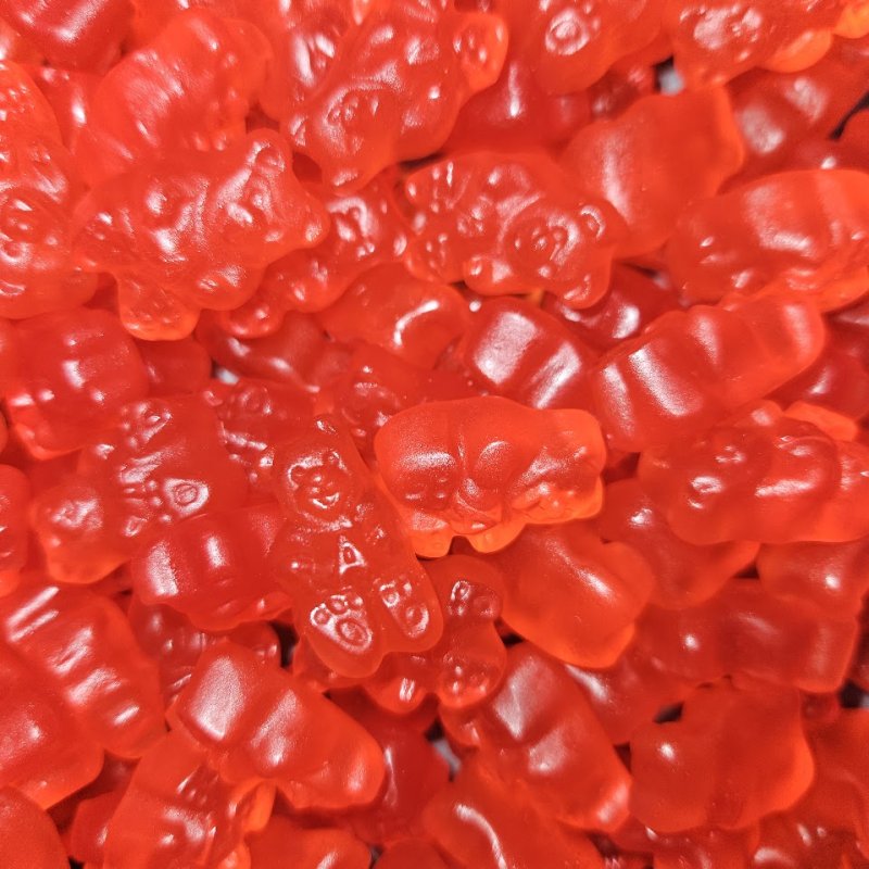Gummi Strawberry Bears - Candy Barrel Myrtle Beach